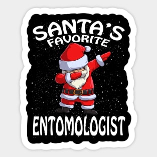 Santas Favorite Entomologist Christmas Sticker